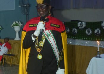 Worthy Supreme Knight, Sir Steve Adehi SAN, CKSM,KSS