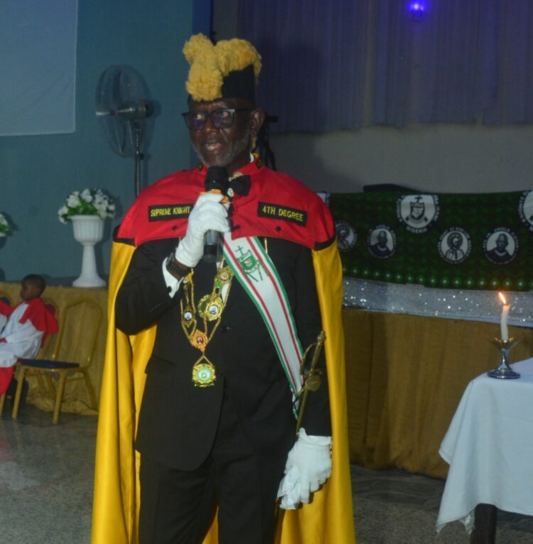 Worthy Supreme Knight, Sir Steve Adehi SAN, CKSM,KSS